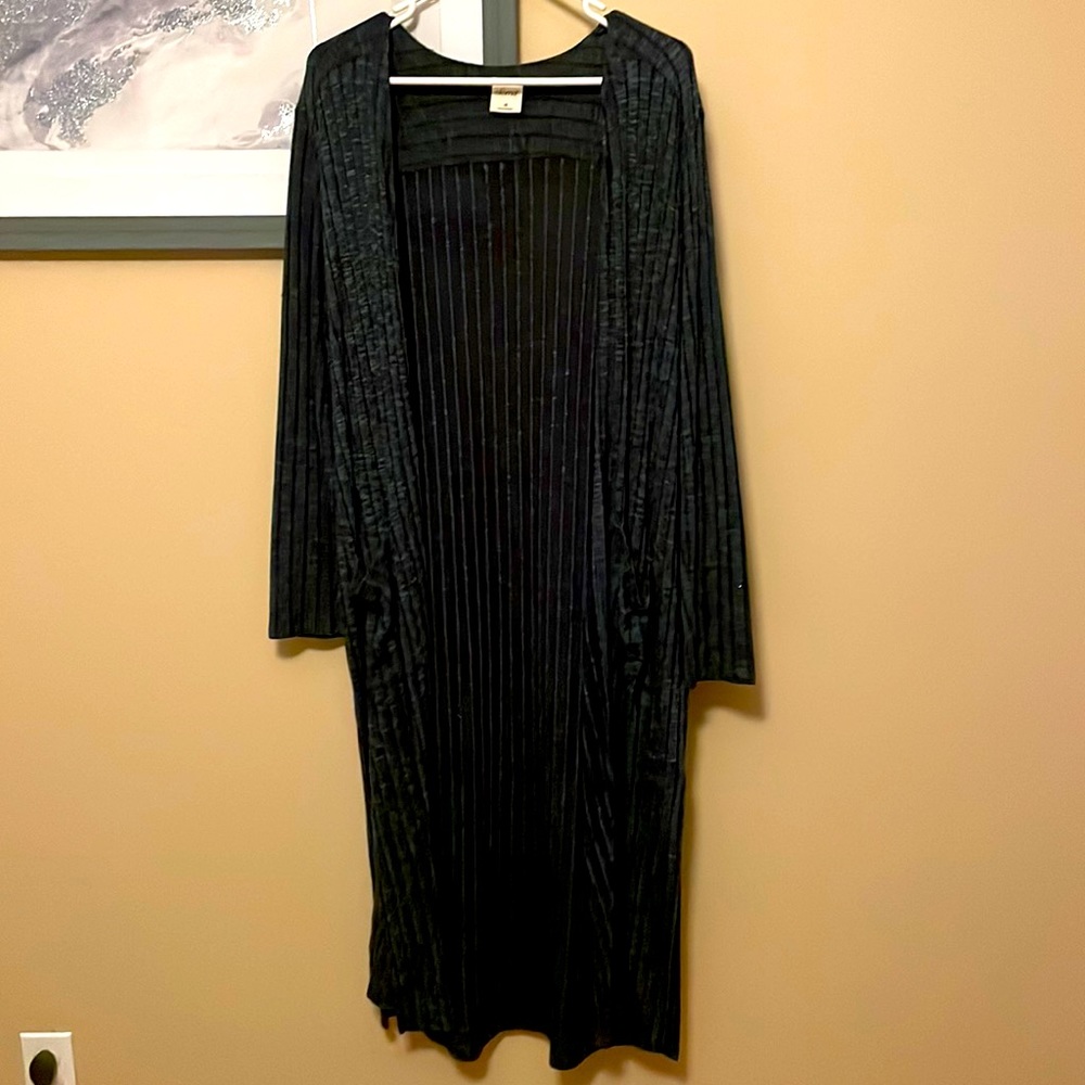 M Soma Soft Long Comfy Green Sweater